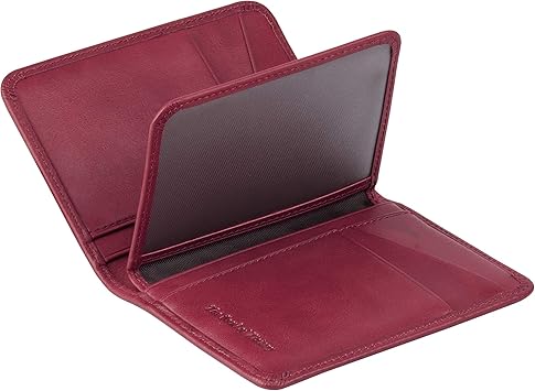 Amazon 免許証ケース 免許証入れ メンズ 本革 カード10枚収納 Visoul 二つ折り カード入れ 分離式 本革カードケース 定期入れ レザー パスケース イタリア革 中ベラ付き ミニ財布 薄型 メンズ レディース パープル 定期入れ