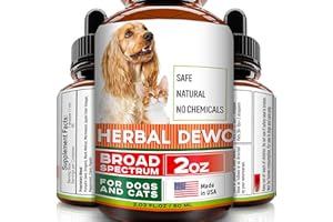 FURFINDS Herbal Cleanse fot Cats and Dogs - Homeopathics Parasites and Toxins for Dogs and Cats - All Breeds and Size - Puppy & Kitten - 2oz
