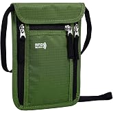 KEAFOLS Travel Pouch Neck Wallet Family Passport Holder Organizer Case with RFID Blocking
