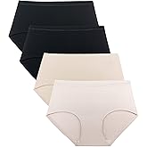 B2BODY Seamless Underwear For Women Super Breathable Brief Panties XS-3X Plus Size