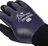 LeMieux Yardmaster Thermal Work Gloves Navy X Large Rider Accessory view 4