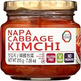 Korean Bottled Kimchi, Original Authentic Tasteful Bottle Napa Cabbage Kimchi, Vegan Gluten Free [No Preservatives] - 7.58 oz (1 Bottle)