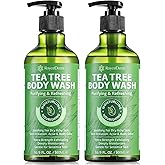 Roycederm Antifungal Body Wash & Soap with Tea Tree Oil - 2 Pack Tinea Versicolor Body Wash for Back Acne, Folliculitis, For Jock Itch, Athletes Foot, Body Odor, Ringworm - 2 Pack