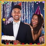 Heyu-Lotus Mens Glitter Sequin Bow Tie Sparkling Pre-tied Adjustable Strap Party view 4