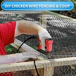 DOLEMODUO 60'' x 150' Black Chicken Wire Mesh