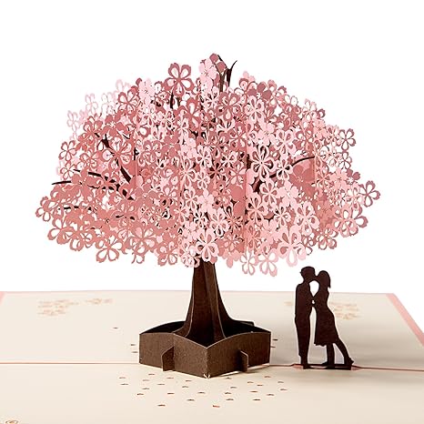 3D Karte, Pop up Hochzeitskarte für die meisten Anlässe? Romantik Faltkarte Grußkarte Valentinstag Karte mit Umschlag
