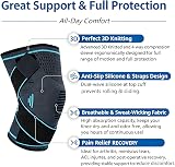NTRH Knee Brace for Arthritis ACL Meniscus Tear Adjustable Knee Sleeve L view 5