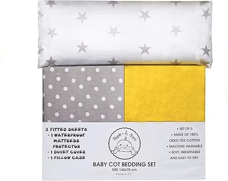 fitted cotbed sheets 140 x 70