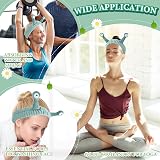 Molain Face Wash Headband Coral Fleece Elastic Hair Band Green view 7