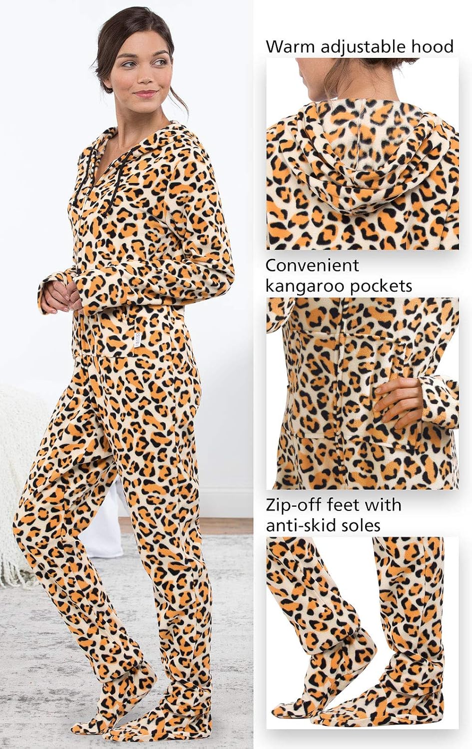 hoodie footie pyjamas