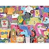 Buffalo Games - Dog Crowd - 750 Piece Jigsaw Puzzle for Adults Challenging Puzzle Perfect for Game Nights - 750 Piece Finishe