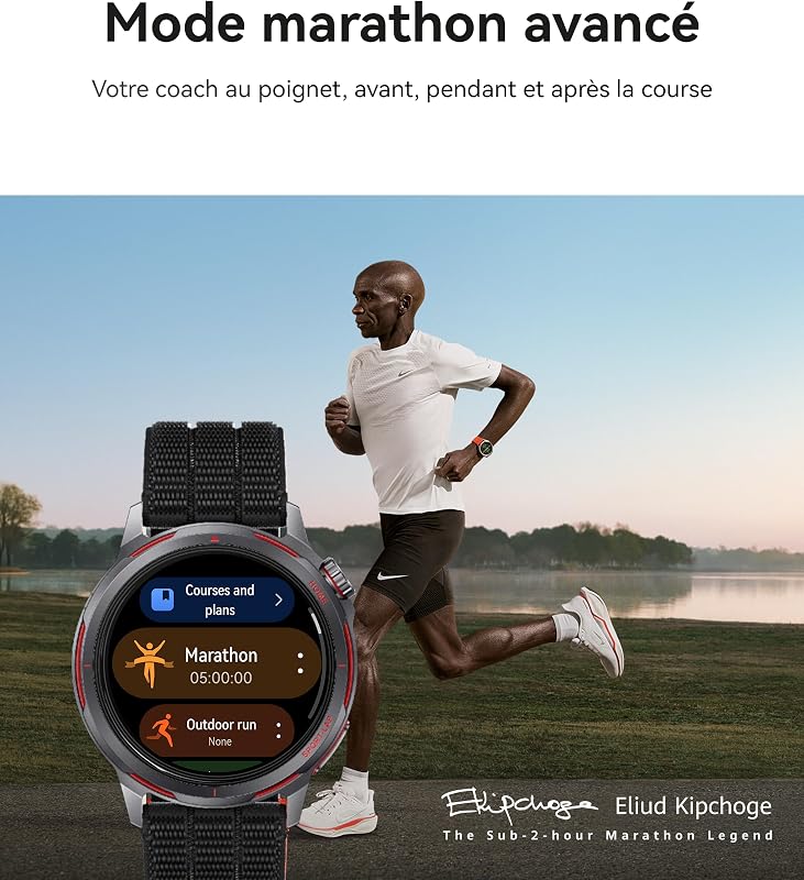 Watch GT Runner 2 Montres connectées, Jusqu'à 14 Jours, Bleu
