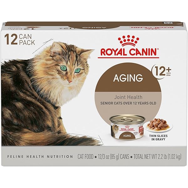 ROYAL CANIN AGING 12+ THIN SLICES IN GRAVY CANNED CAT FOOD, 3 OZ CAN (12-PACK)