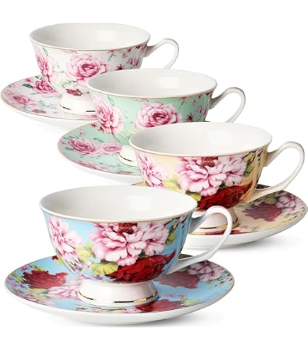 その他 Gracie China by Coastline Imports 4-Piece Porcelain Tea for One Stacked Teapot Cup Saucer Blue Cottage Rose Chintz by Gracie China by C 71Qk4ibRpAL._UF350,350_QL50_.jpg