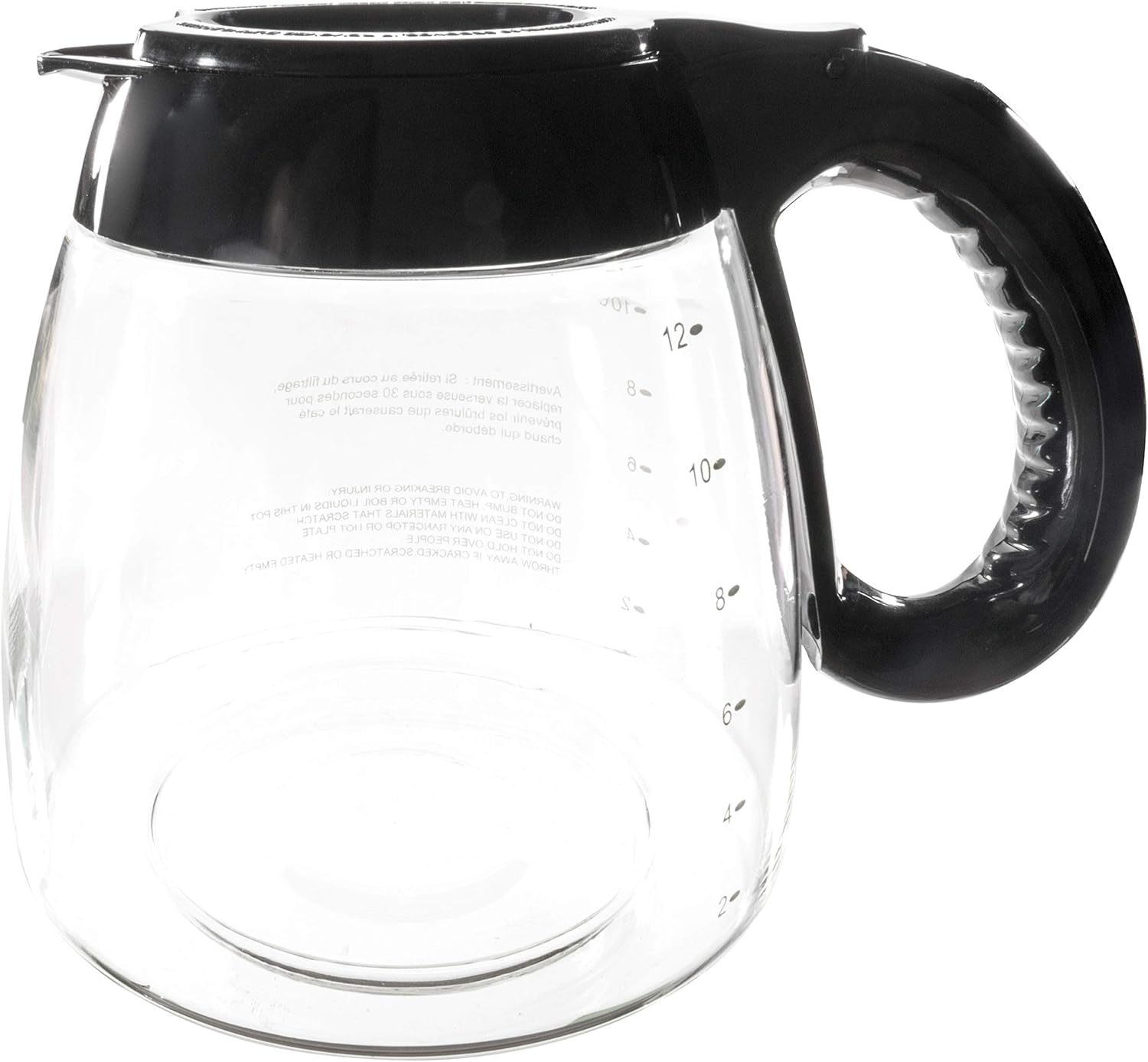Univen 12 Cup Glass Coffee Maker Carafe replaces Mr. Coffee IDS13