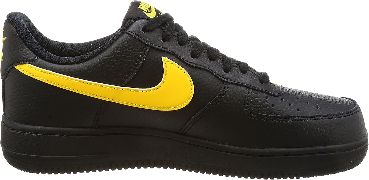 nike air force 1 07 lv8 low black amarillo