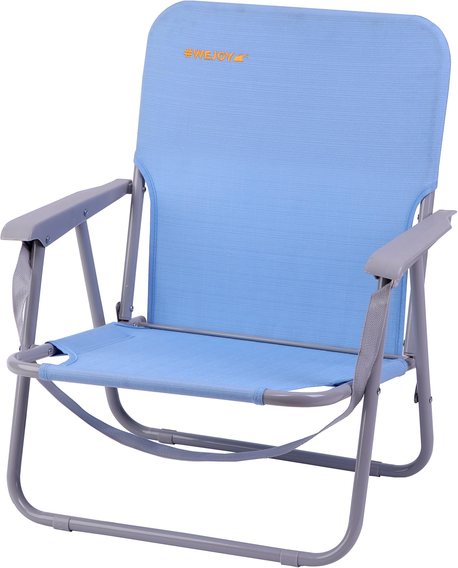 WeJoy Foldable Outdoor Chair Lightweight, Heavy Duty & Comfortable for Outdoors, Home, Beach, Festivals & More (51 x 56.8 x 64cm / 2.45kg)