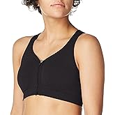 Jockey Women's Mid Impact Zip Front Sports Bra