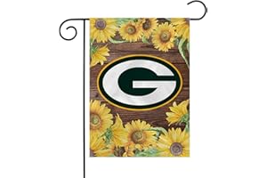 Rico Industries NFL Football Sunflower Spring 13" x 18" Double Sided Garden Flag
