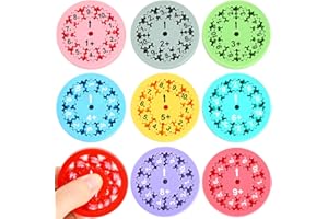 GOHEYI Easter Basket Stuffers Math Fidget Spinners for Kids, Sensory Fidget Toys Math Gmae, Learning Add and Subtract Math Toys for Boys Girls Easter Egg Fillers, Math Game for Home School Classroom Prizes