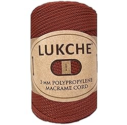Lukche 3mm Premium Polyester Macrame Cord