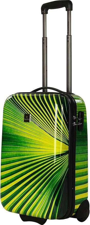 palm tree hard suitcase