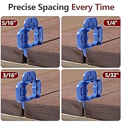 12 Packs 4-in-1 Multi-Size Deck Spacers Tool