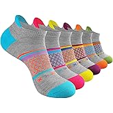 Eallco Womens Socks Ankle Athletic Socks Short Running Socks With Cushioned Sole 6 Pairs