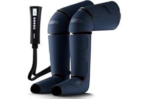 AICUTTI Air Compression Leg Massager with Heat for Foot, Calf, Knee & Thigh - Gifts for Christmas, Mother's Day, Father's Day - Leg Massage Boots for Women & Men - Relieves Muscle Tension and Pain