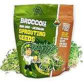 Todd’s Seeds - Calabrese Broccoli Sprouting Seeds, 1 lb - High in Sulforaphane, Non-GMO, Heirloom Variety - Bulk Seeds for Nutrient-Rich Sprouts & Home Gardening (Chemical Free - Better than Organic!)