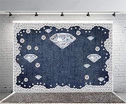 Yeele 6x4ft Diamond Denim Style Backdrop for