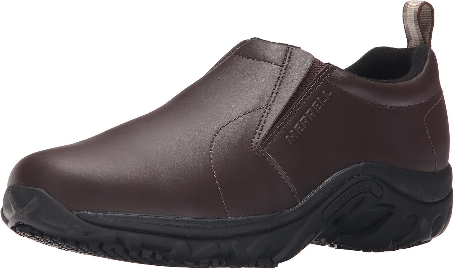 Merrell Men's Jungle Moc Pro Grip SlipResistant Work Shoe, Espresso