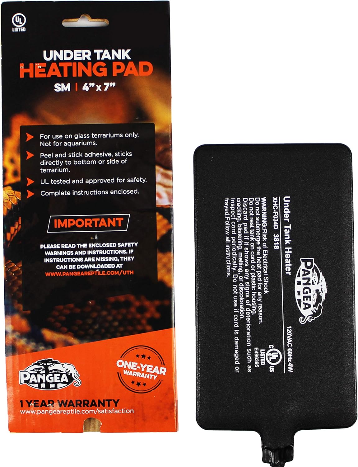 small reptile heat mat