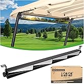 10L0L Universal Golf Cart 4 Panel Mirror for Yamaha EZGO Club Car, Eliminate Blind Spots Wide Angle Rear View Mirror