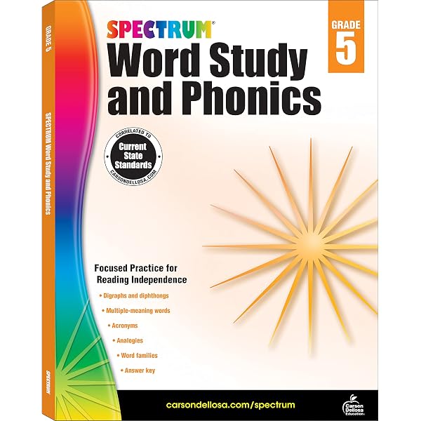 Spectrum 5th Grade Vocabulary Workbooks, Ages 10 to 11, Grade 5