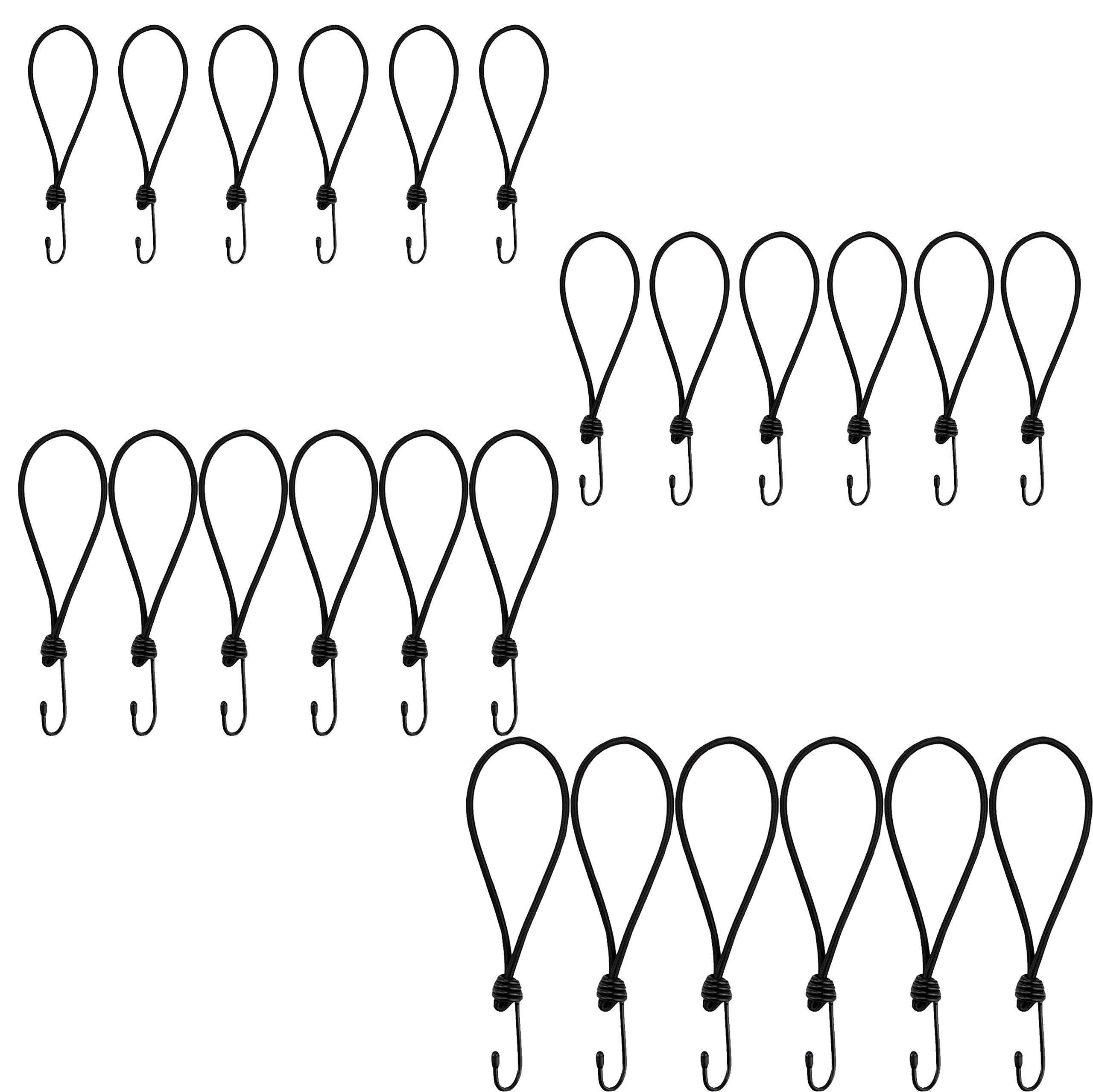 Savage Island Hook Loop Bungees Bungee Tarpaulin Tent Shock Elastic Heavy Duty Military