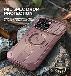Dexnor for iPhone 16 Pro Case with Slide Camera