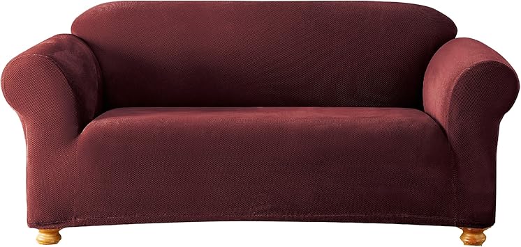 Amazon Com Surefit Stretch Pixel Corduroy Box Cushion Sofa