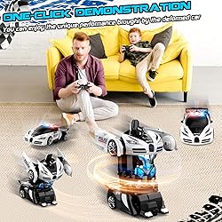 SnowRap Remote Control Transforming Car, One-Click