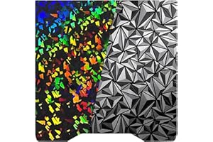 HzdaDeve 265x280MM for Hi Combo Build Plate PEI PEO Sheet Double Sided Smooth Board Heated Bed Spring Steel Flexible Platform for Creality Printer Accessories Replacement (PEO+Debris)