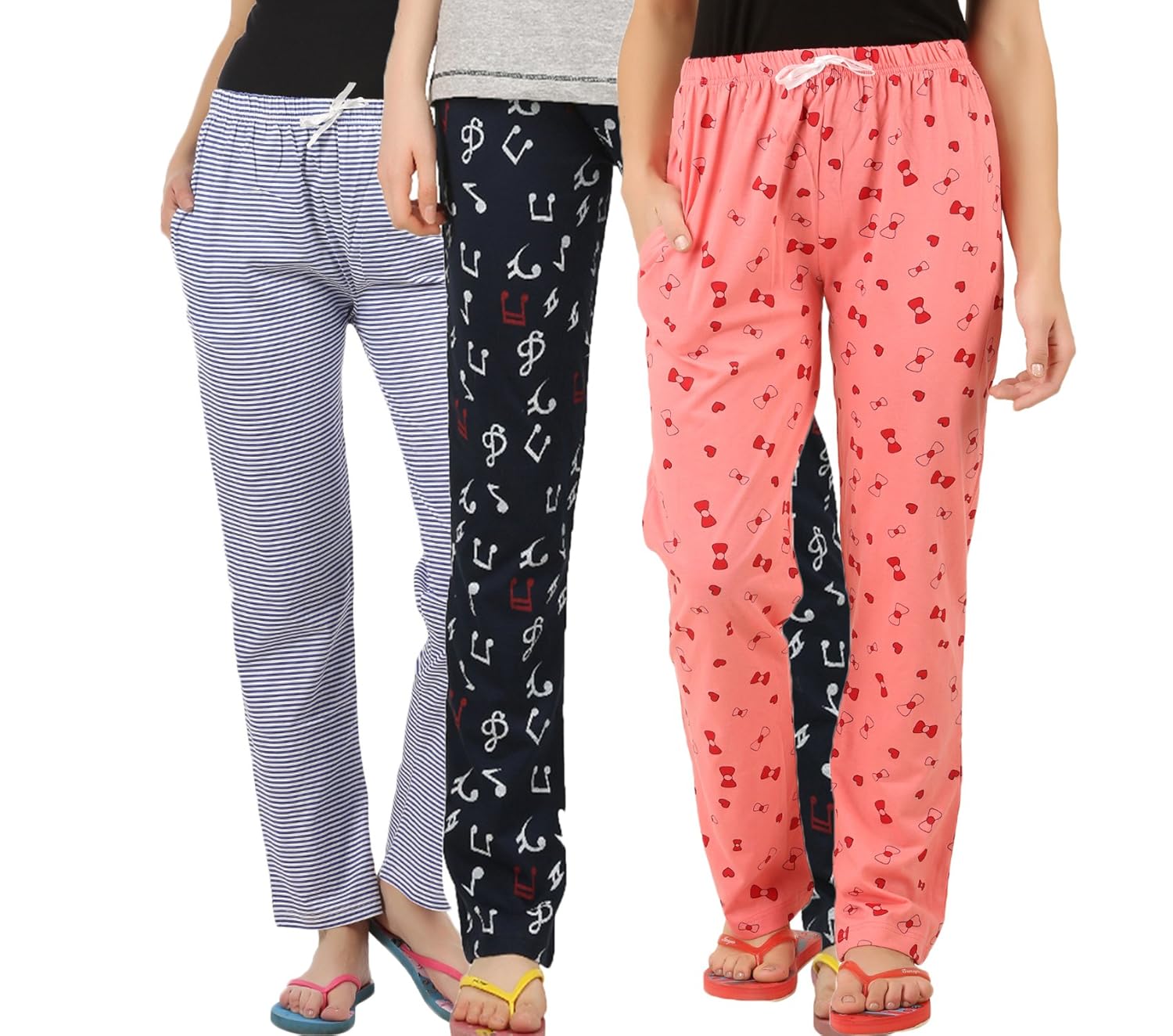 peach blossom womens nightwear pyjama set pack of 3