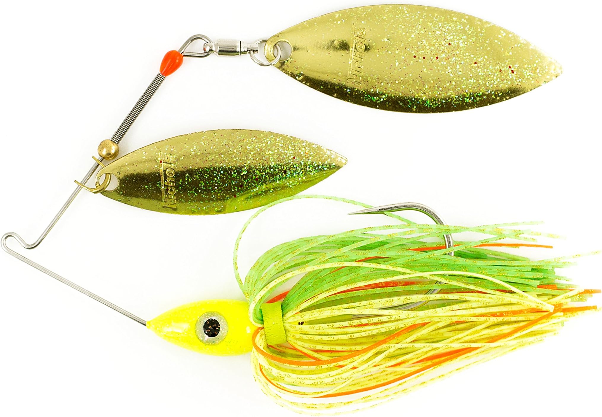 Nichols Lures Pulsator Metal Flake Double Willow Spinnerbait