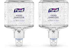 PURELL Advanced Hand Sanitizer Gel, Refreshing Gel, 1200 mL Hand Sanitizer Refill for PURELL ES4 Manual Dispenser (Pack of 2) - 5063-02