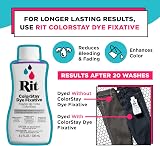 Rit Nakoma Liquid Dye 8 oz Black - Non-Toxic Fabric Dye for All Fabrics view 9