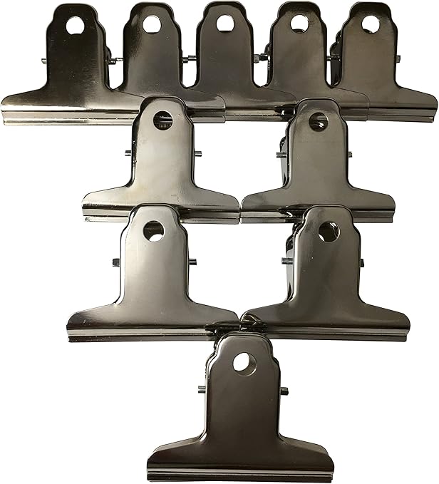 Dysix6 (2 Inch/5cm) Heavy Duty Strong Metal Paper Clips Binder Clips