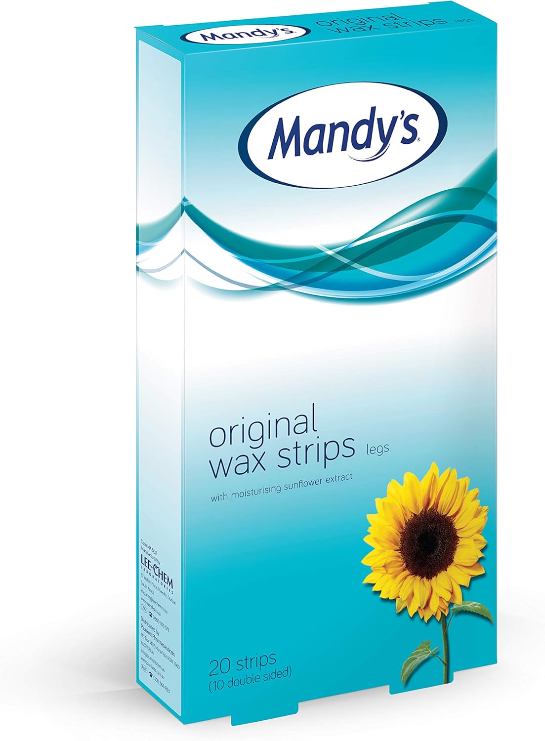 Mandy's Original Wax Strips Face Legs Bikini with Sunflower Seed