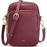 Kattee Leather Crossbody Bags for Women, Small Genuine Leather Purses and Handbags, Shoulder Cross Body Bag for Woman