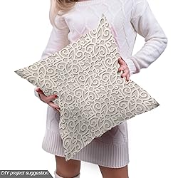 Ambesonne Neutral Color Fabric by The