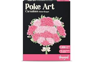 UW - Poke Art Carnations Flower