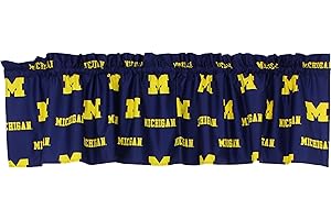 College Covers Everything Comfy Michigan Wolverines Printed Curtain Valance - 84" x 15"